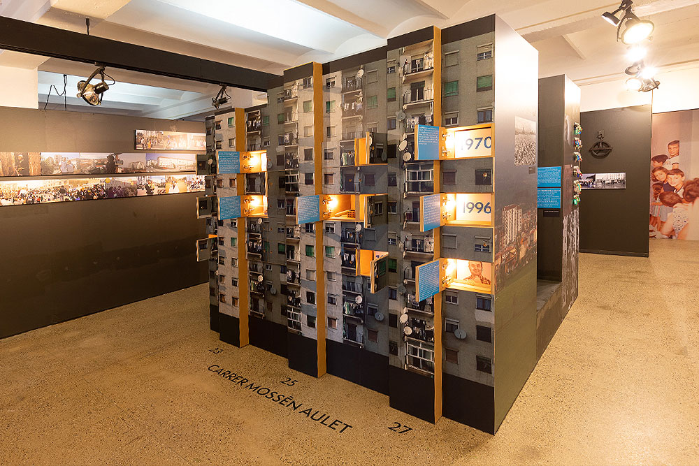 Exposició temporal 'Reconstruint els pisos de can Garcia' del Museu del Ter de Manlleu